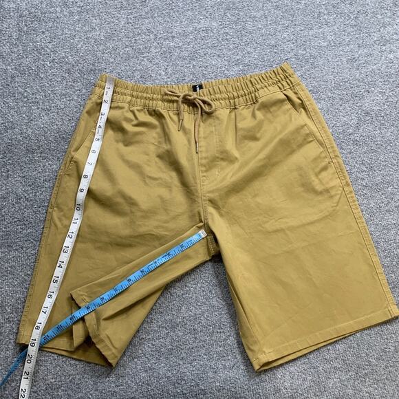 Volcom Shorts Mens S Small Latte Cotton Blend Frickin Modern Stretch Walking - Picture 6 of 14